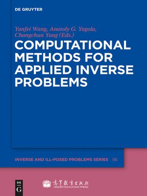 cover image of Computational Methods for Applied Inverse Problems